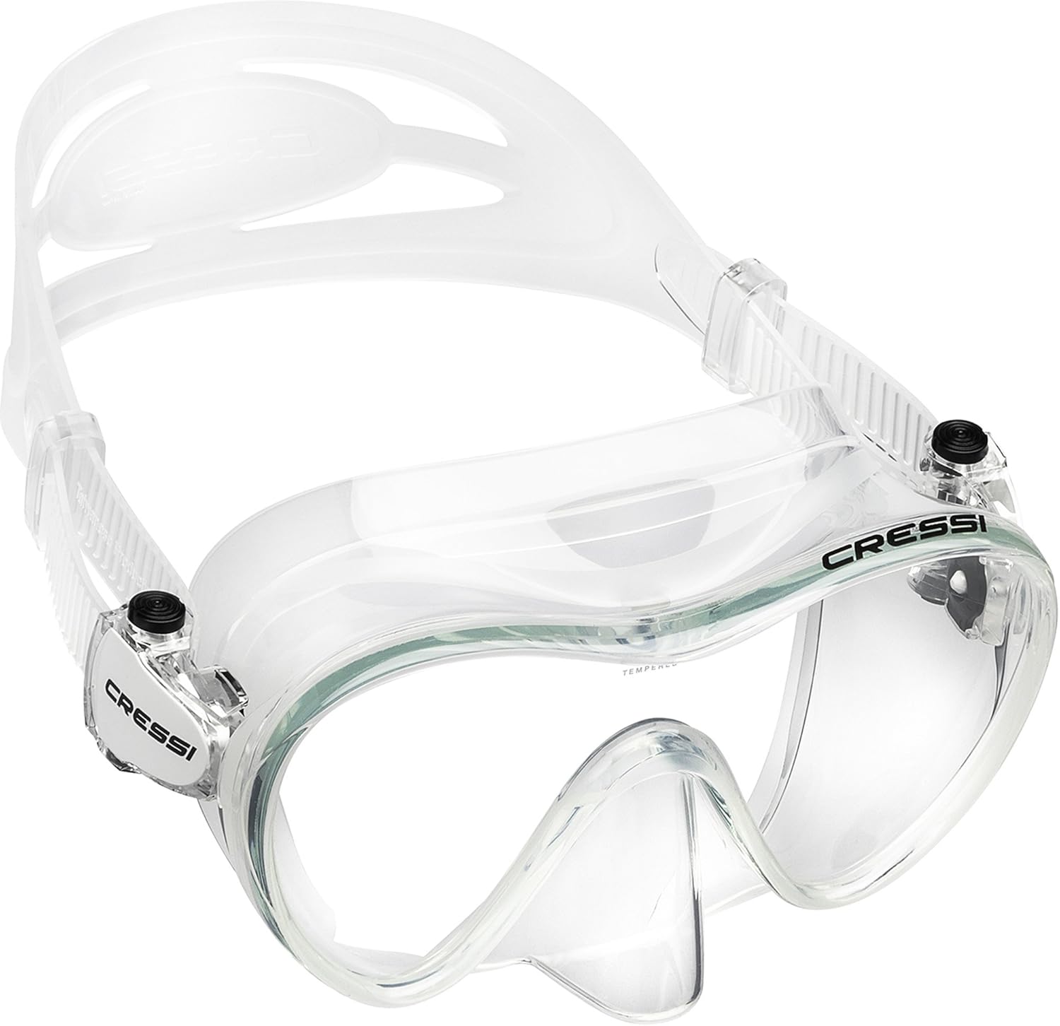 Cressi Kids Scuba Diving Snorkeling Ultra Light Weight Premium | Mini Frameless: Designed in Italy