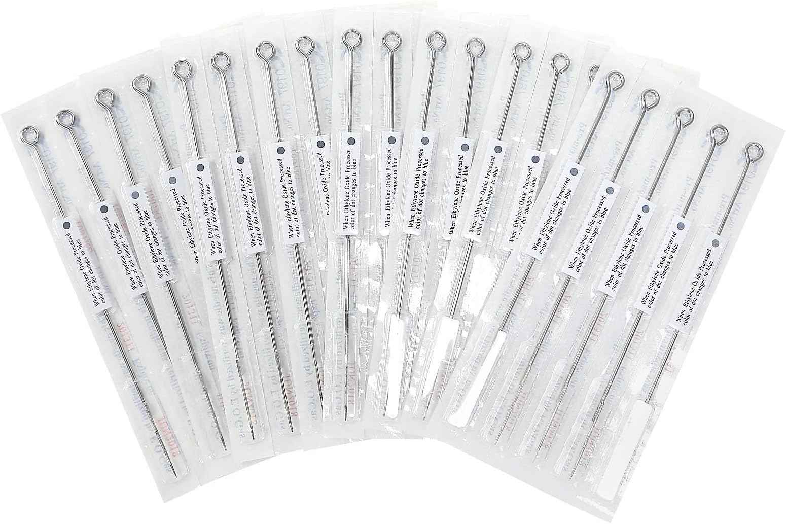ACE Needles 50 pcs. 6 Flat Shader Pre-made Sterile Tattoo Needles - 6F