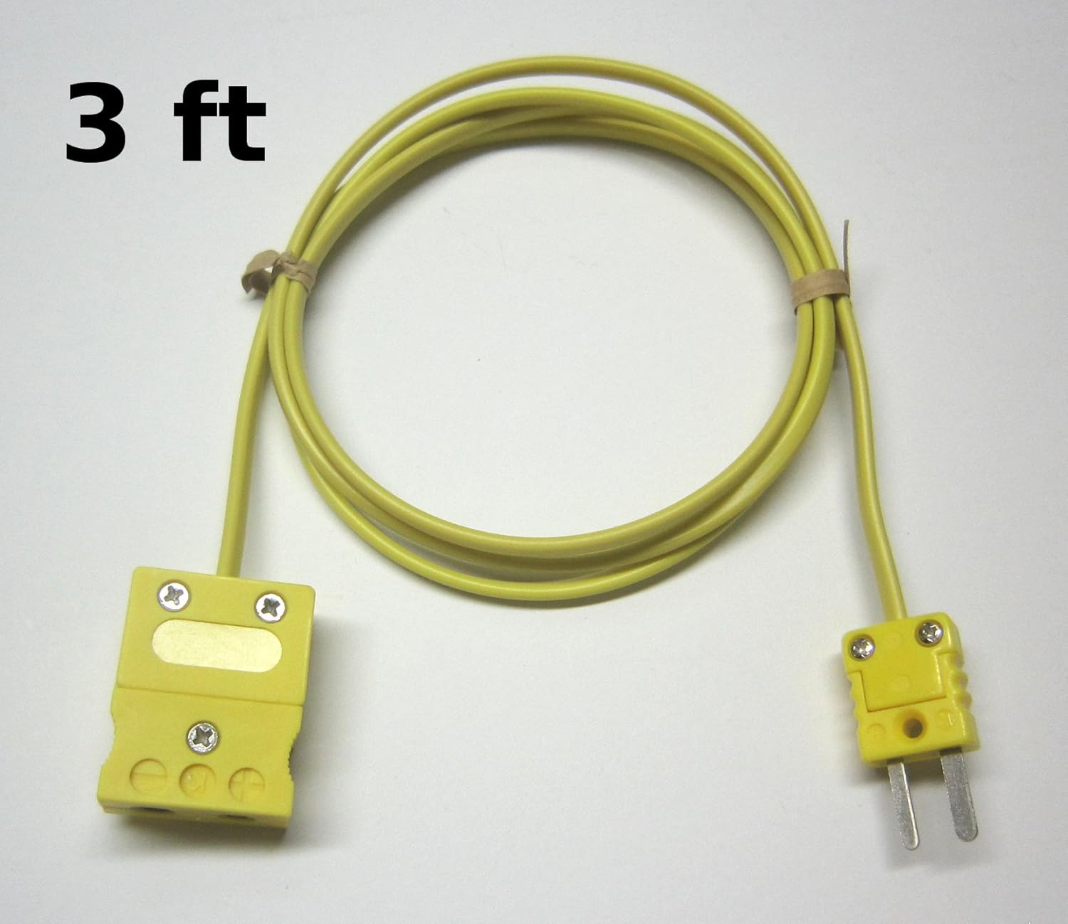 KType Thermocouple Extension Adapter Cable Wire with Standard to Miniature Mini Thermocouple