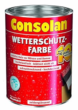 2,5 Liter Consolan Wetterschutzfarbe , grün Nr. 206