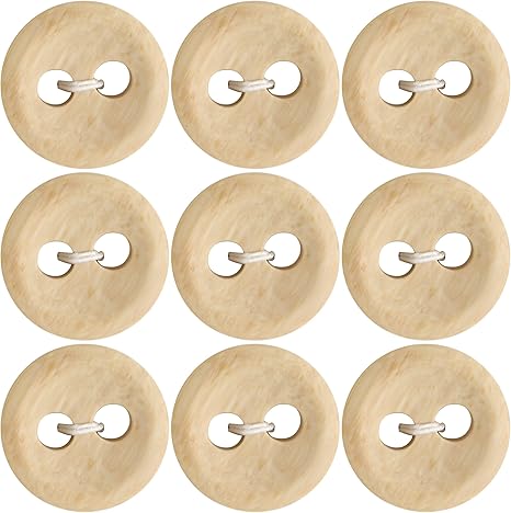 Amazon Co Jp ベルアート 木調 ボタン 15mm 9個入 Col 40 ベージュ Azomp 1074 ホビー 通販