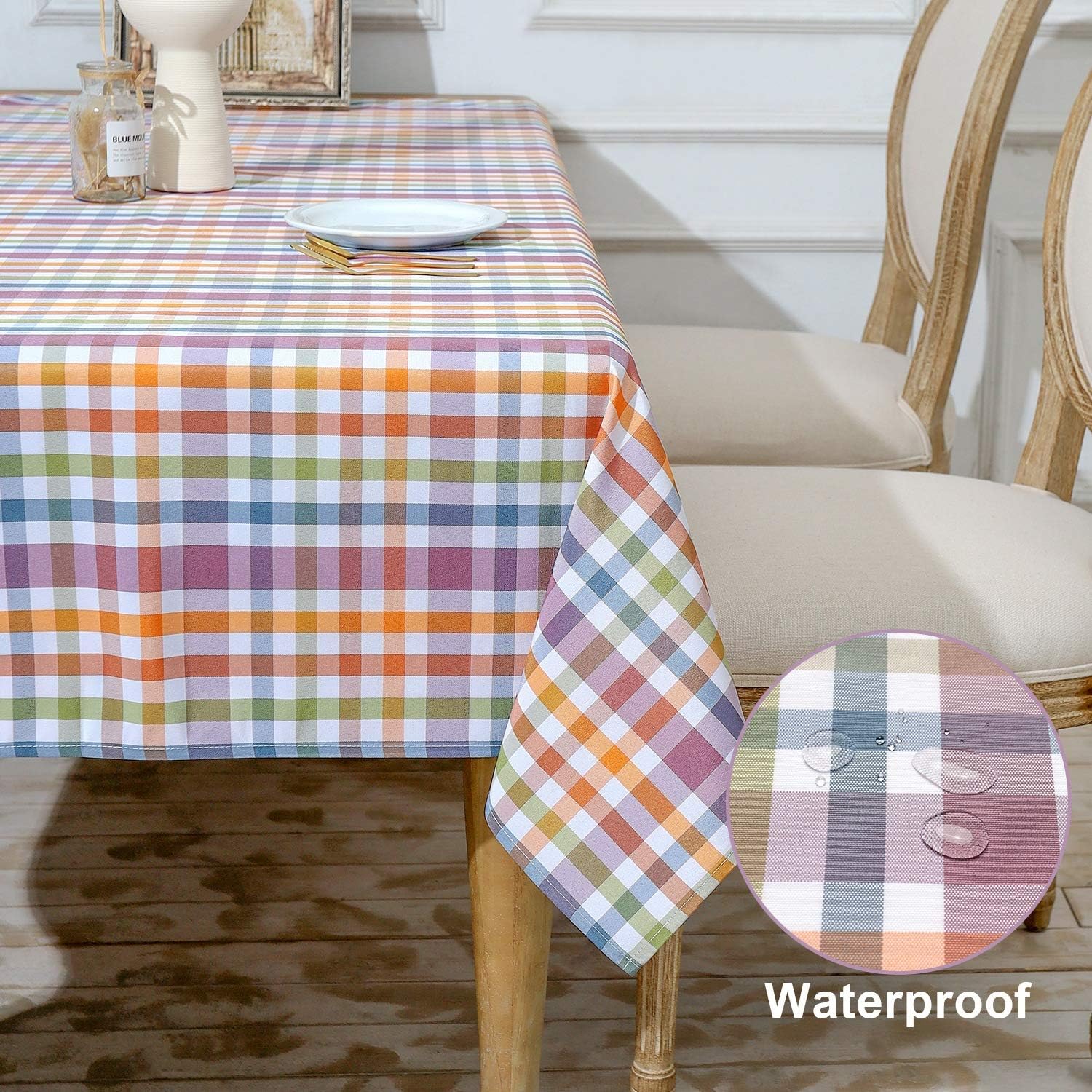 HARORBAY Outdoor Table Cloth for Picnic, Fall Rectangle