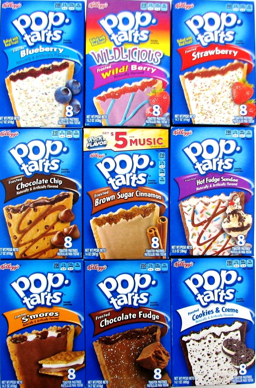60OFF 9 Pack! The Ultimate Pop Tarts Variety Pack of 9 Popular Pop