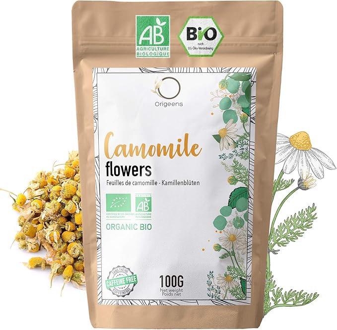 Infuso Camomilla Bio Origine Europa 100g Tisane Sfuse Tisana Per Dormire E Digerire Fiori Di Camomilla Secchi Camomilla Selvatica Bioio Amazon It Alimentari E Cura Della Casa