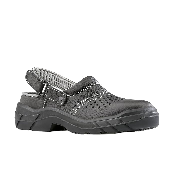 Arbeitssandale Schutzschuhe Berufsschuhe Küchenschuhe Clogs Stahlkappe(901-6060-SBAEF)