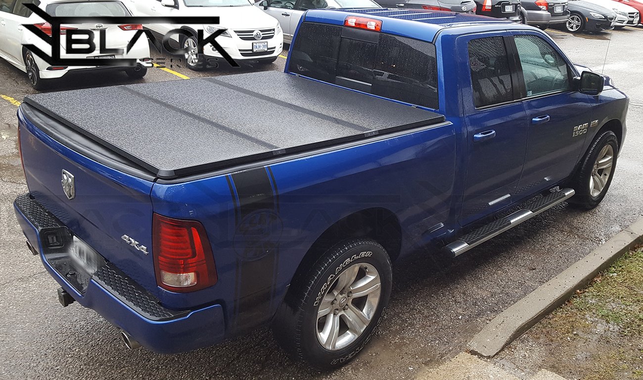 Black Series Auto Hard Solid Tri Fold Tonneau Cover 1997 2019 Ford F 150 6 5 Feet Box Non Flareside Tonneau Covers