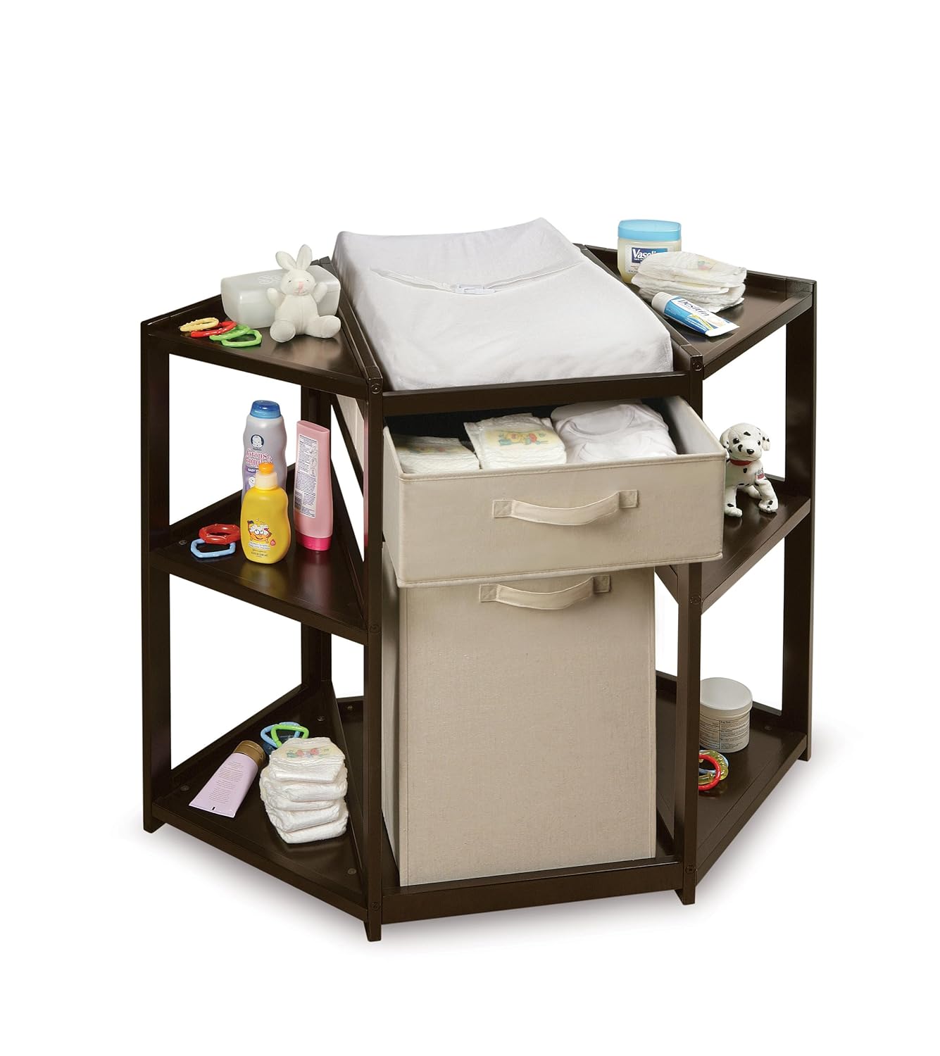 corner changing table pad