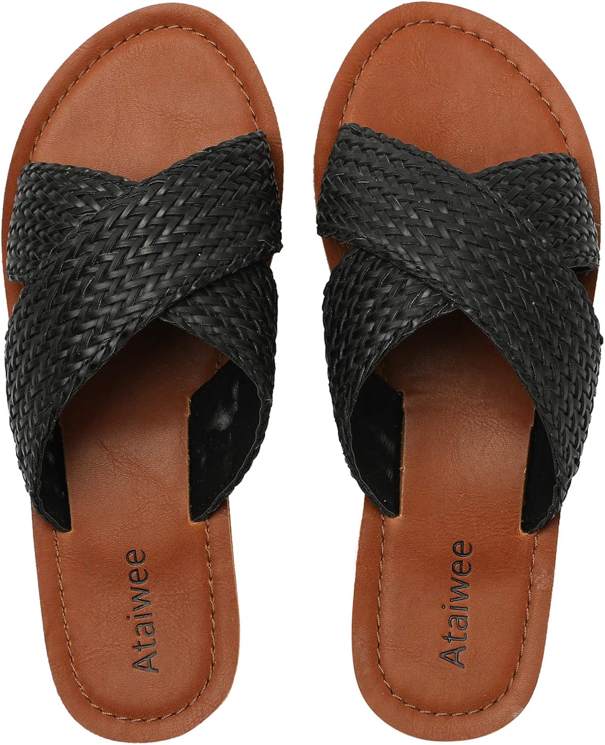 wide women's slide sandals