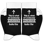 Manager Gifts Socks for Women Men - This is What An Awesome Manager Looks Like - Managers Gifts for Birthday, Cristmas, Graduation, etc.(133)