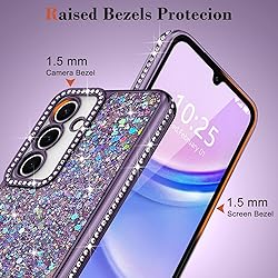 Lafunda for Samsung Galaxy A15 Case Glitter, Luxury