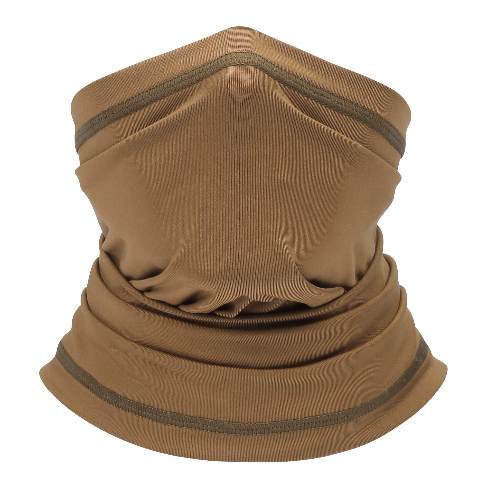Photo 1 of Atneato UV Protection Cooling Neck Gaiter Face Mask Scarf for Men - Windproof Neck Cover Bandana Neck Warmer Mask (Sand)