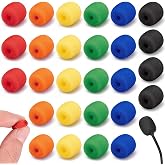 Innconee 30 Pcs Mini Multicolor Headset Mic Foam Cover, 2 x 15 mm | For Headset and Lapel Microphones, Reduces Wind Noise, Replacement Windscreens for Ear-hook Mics, Fits Small Holes