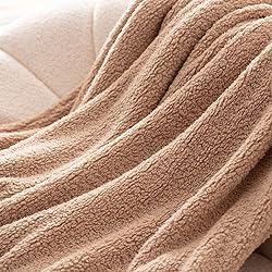 Bertte Fluffy Sherpa Throw Blanket Ultra Soft Warm