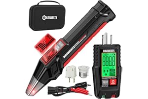 KAIWEETS Circuit Breaker Finder with LCD Display, GFCI Outlet Tester, Electrical Circuit Tracer Tool with NCV Test & Flashlig