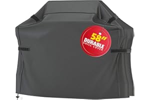 Cbiumpro 58 Inch Grill Cover for Outdoor Grill, Durable Weatherproof BBQ Grill Covers for Outside Weber Spirit E-210, E-310, E-315, E-330, E-335, S-315, Char-Broil, Brinkmann, Nexgrill (2-5 Burner)