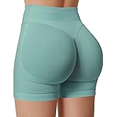 Sorfneo Women's Workout Impact Shorts 3.6" /4.5" Scrunch Butt Lifting Gym Shorts Yoga Running Biker