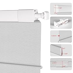 Sulugood No Tools No Drill Cordless Light Filtering