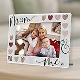 TIRYWT Mommy Picture Frame, 4x6 Acrylic Photo Frame, Mom and Me Frames for Desk Display, Mothers Day Birthday Gift for Mother -Q08