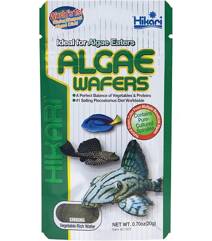 6-Type Sinking Micro Sticks Fish Food - For Shrimp, Snails, Catfish, Plecos, All Aquarium Types, GB-130