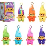 Happy Haul Good Luck Trolls Vinyl Plush Clip-on Surprise Toy, 5-Inch Plush | Drop 2 Blind Box Collectible, Short-Run Drop, by Just Play, Holiday Stocking Stuffers, Gifts, Presents, Ages 8+