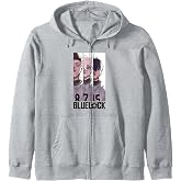 Blue Lock Seishiro Nagi Yoichi Isagi And Shouei Barou Poster Zip Hoodie
