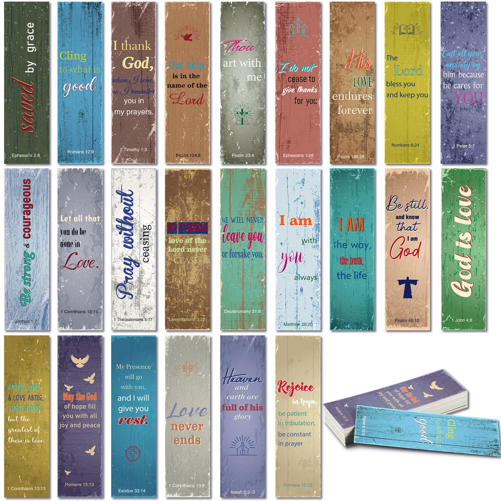 Photo 1 of 72 Pcs Christian Scripture Bookmarks for Women Back to School Gifts Bulk Christian Bible Verse Bookmarks Inspirational Positive Faith Flower Page Clips Spiritual Gift for Reading Lover(Retro Style)