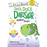 Duck, Duck, Dinosaur: Bubble Blast: Spike, Feather, and Flap turn scrubbing into giggly bubble fun in this sweet My First I Can Read bath-time story