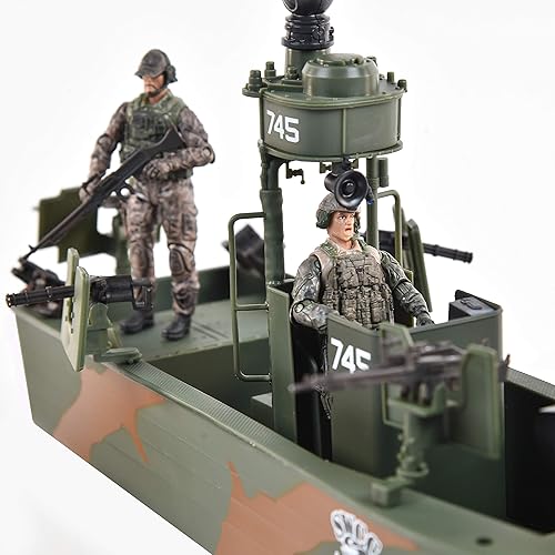 Sunny Days Entertainment Navy Warfare Gunboat – Vehicle with