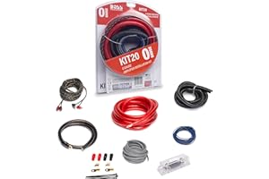 BOSS Audio Systems KIT20 0 Gauge Amplifier Installation Wiring Kit - A Car Amplifier Wiring Kit Helps You Make Connections an