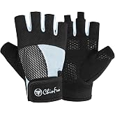 ChinFun Kayaking Gloves 3/4 Finger - Provide Cushioning and Protection | Resistant Palm and Grip, Easy to Take on and Off, Perfect for Diving, Sailing, Kayaking - Men, Women, Youth