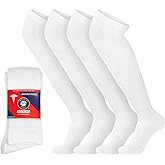 4 Pairs of Over The Knee Non-Binding Cotton Diabetic Neuropathy Socks