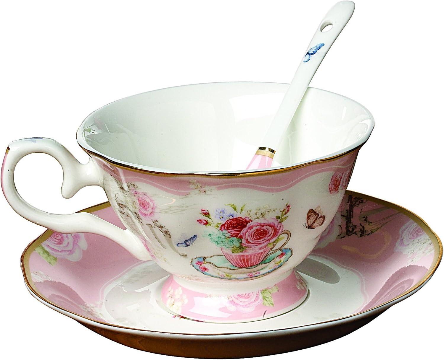 Best pink china tea cups