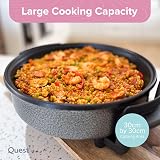 Quest 35410 30cm Electric Cooker Pan with Lid Non-Stick Aluminium view 2