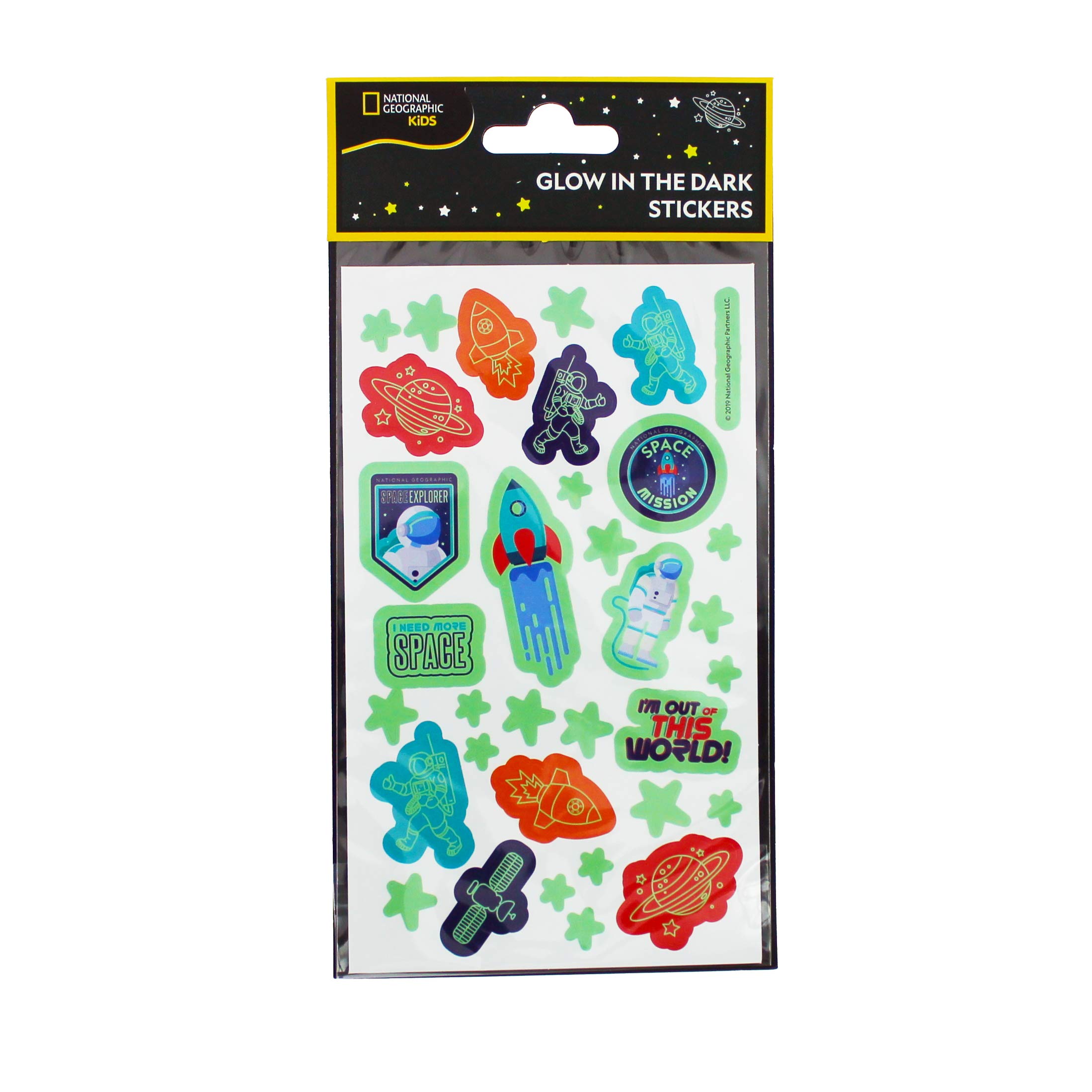 Blueprint Collections National Geographic Glow In The Dark Stickers