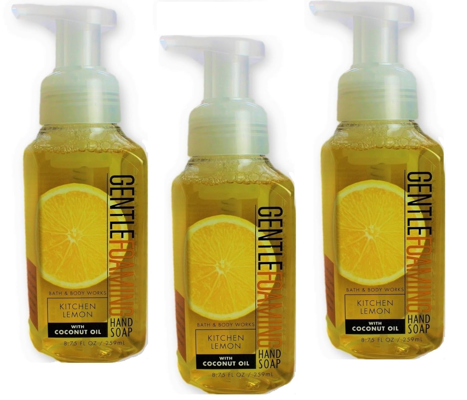 Bath And Body Works Gentle Foaming Hand Soap Kitchen Lemon 875 Ounce 2 Pack