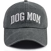 Czantyyn Dog Mom Hats for Women, Adjustable Cotton 3D Embroidered Dog Lover Baseball Cap