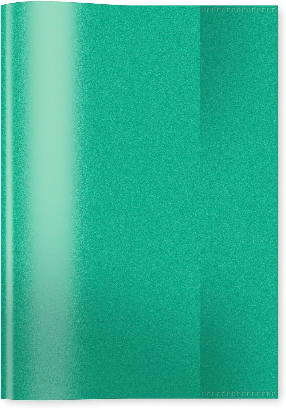 HERMA A5 Clear Exercise Book Cover Green PVC Free 7485