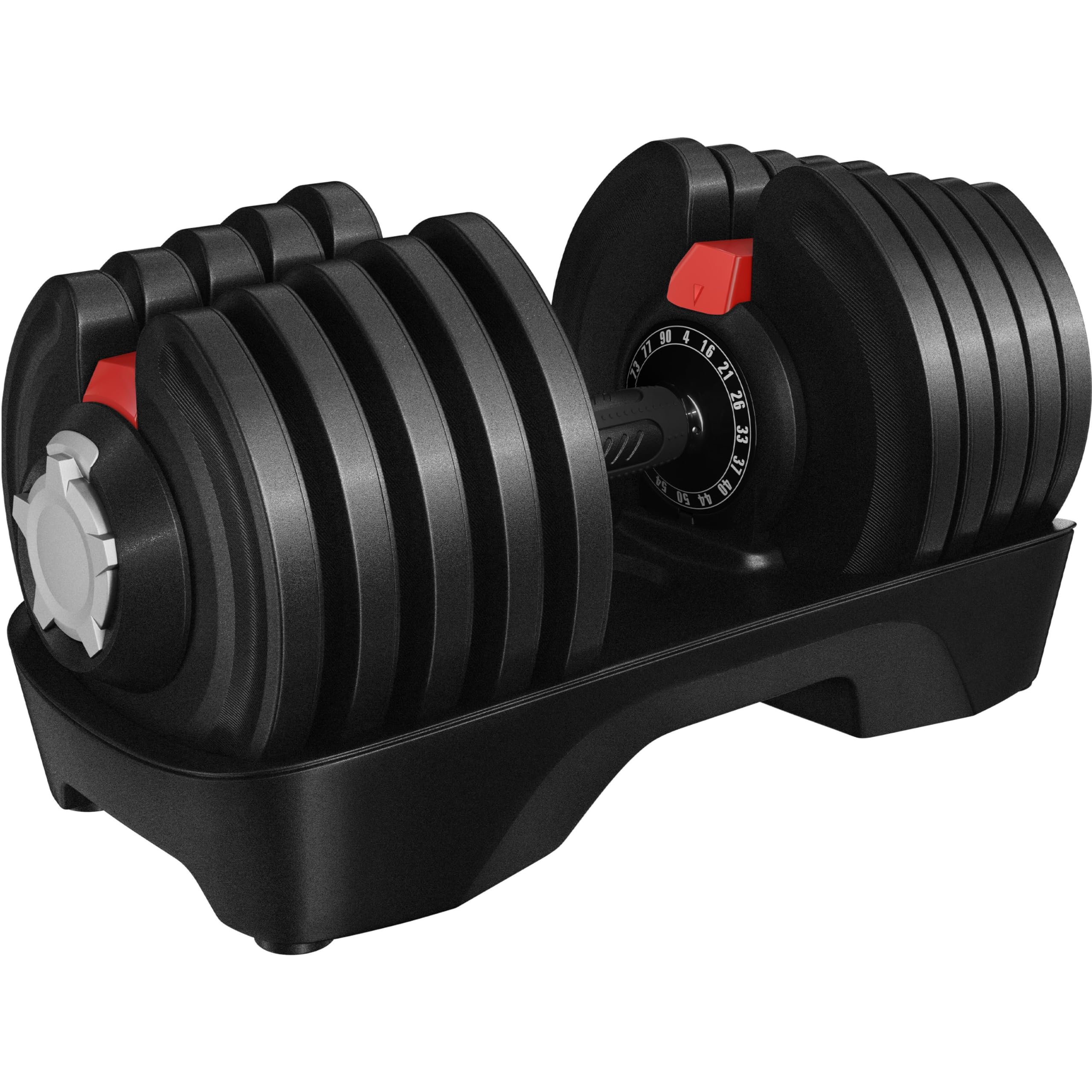 Photo 1 of **dirty**Yaheetech Adjustable Dumbbell 90lbs Adjustable Dumbbell Weight Fast Adjust Weight Dumbbells with Tray & Anti-Slip Handle for Men/Women Home Gym Full Body Strength Training Workout Equipment
