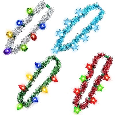 Light-Up Christmas Necklace Fun Holiday Party Jamaica Ubuy