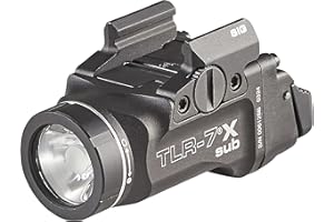 Streamlight 69406 TLR-7 X sub USB 500-Lumen 5000-Candela Weapon Light Designed Exclusively and Solely for Sig Sauer P365/XL Closed Rail Systems, Includes Mounting Kit and Keys, Black