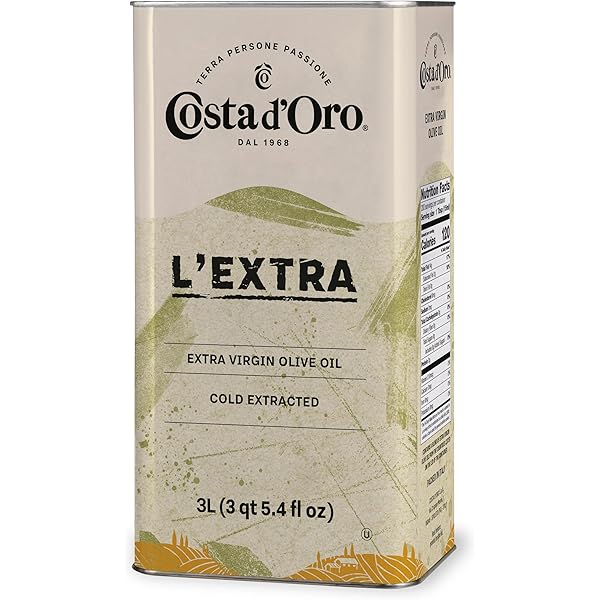 Amazon.com : Costa D'Oro - L' EXTRA - Extra Virgin Olive Oil, Cold