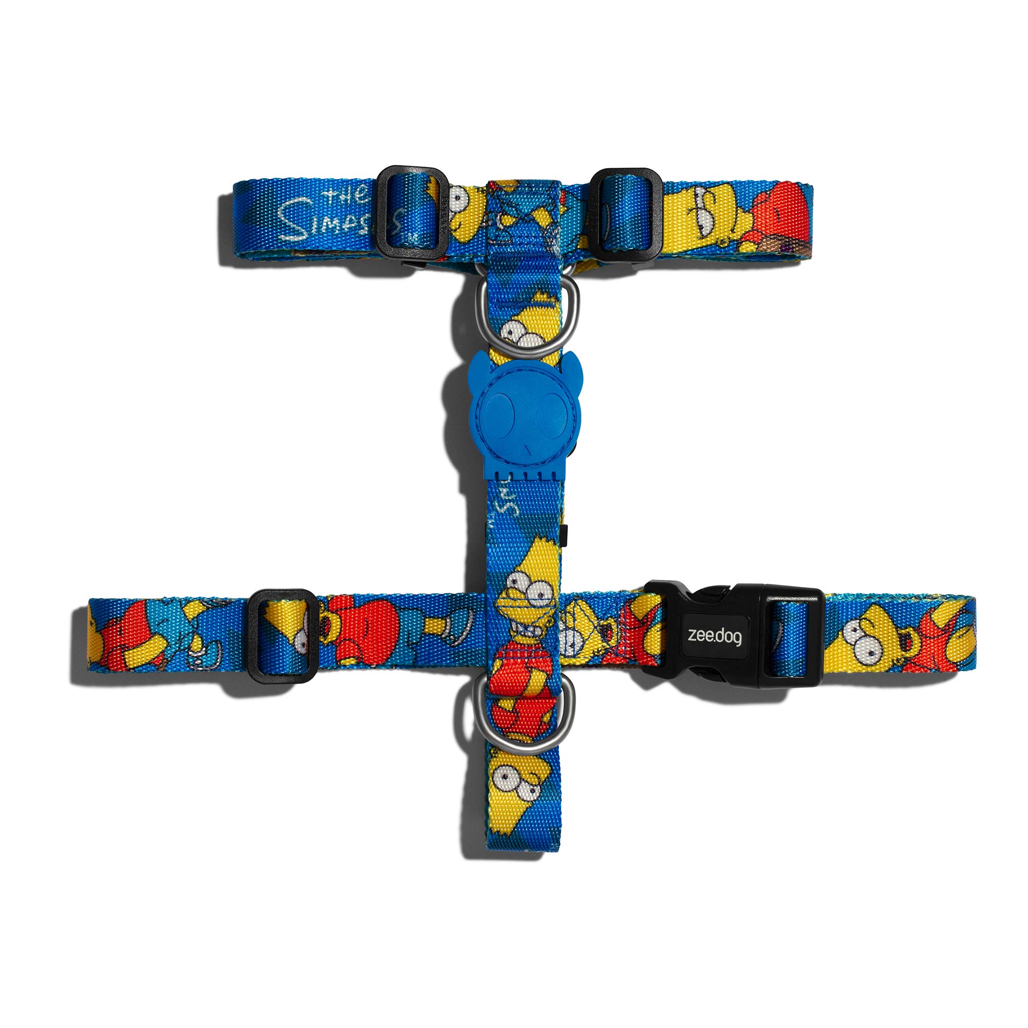 ZEE.DOG | The Simpsons | Dog H-Harness | Adjustable Halter Harness for Dogs