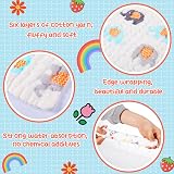 Radsocken 10 Pack Muslin Cloths 25x25cm Cotton Baby Towels Multicolor view 5