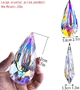 YU FENG Hanging Crystal Prism Suncatcher Garden Decor Rainbow Maker view 2
