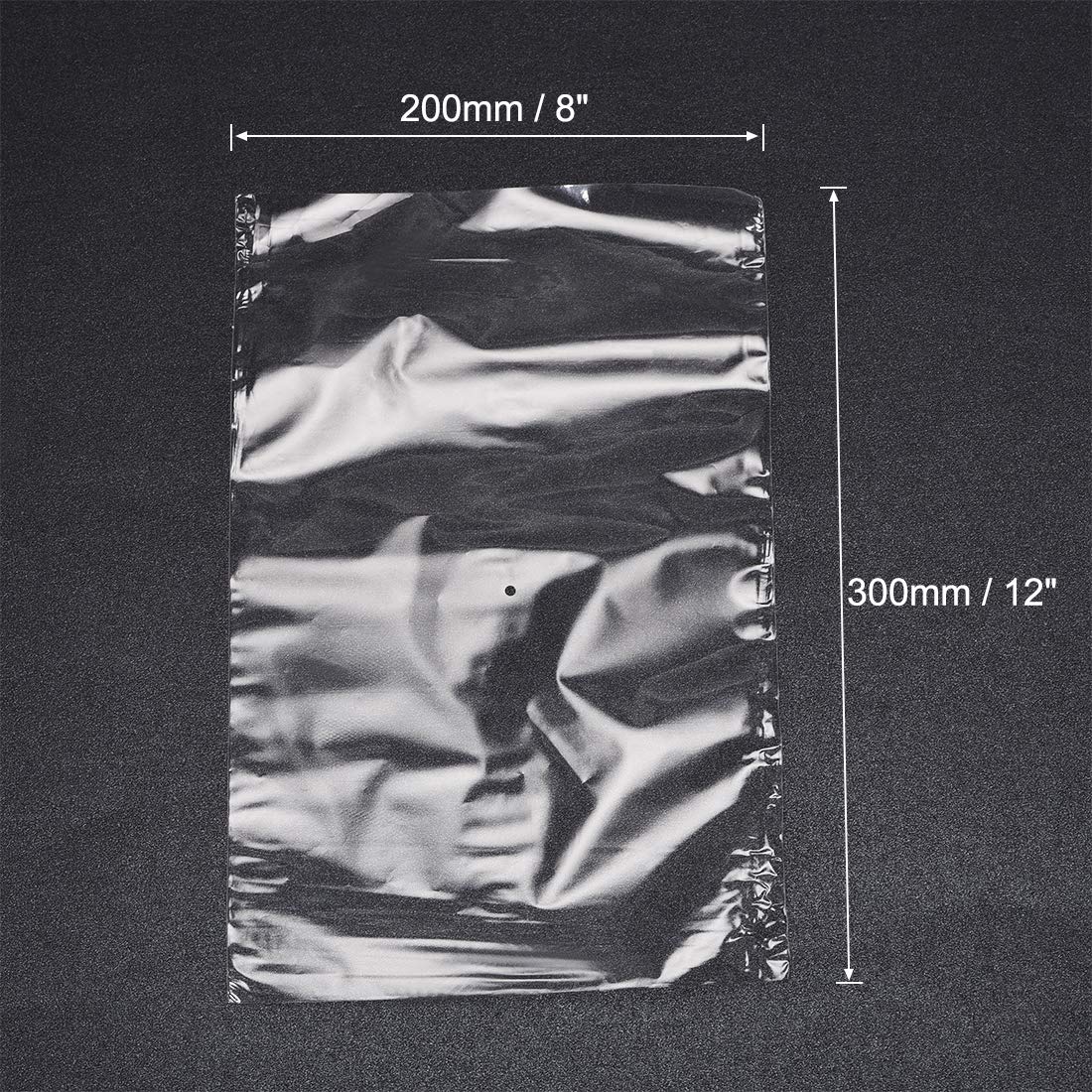 Sourcing Map Shrink Wrap Bags, 12x8 inch, 200pcs, Transparent, Polyolefin, Heat Seal, 300mm x 200mm - Image 4