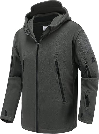 refire gear men's warm military tactical sport fleece hoodie jacket