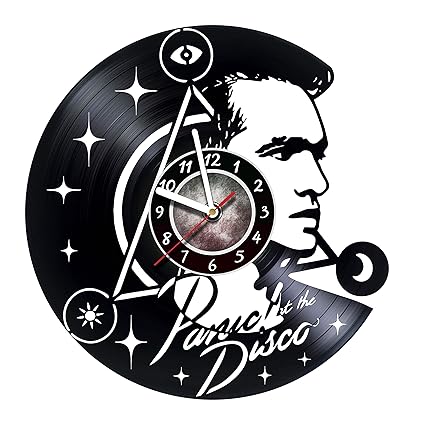 Amararoom Panic At The Disco Vinyl Record Wall Clock Poster