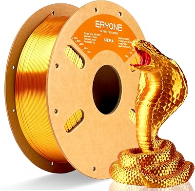ERYONE Silk PLA Filament 1.75mm 1 kg Silk Gold for 3D Printers