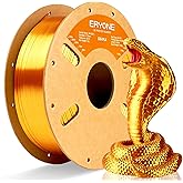 ERYONE Silk PLA Filament for 3D Printer, 1.75mm +/- 0.03mm, 1kg (2.1LBS)/Spool, Liquid Gold