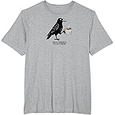 Hello Darkness My Old Friend Crow Coffee Spooky Halloween T-Shirt